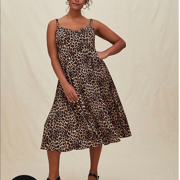 torrid cheetah print dress